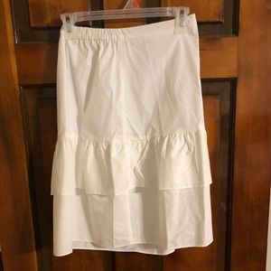 J. Crew white skirt
